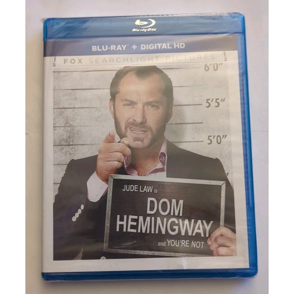 Dom Hemingway Blu-Ray Jude Law, Emilia Clarke Action‎ Thriller Movie